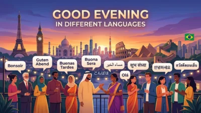 Good Evening in Different Languages