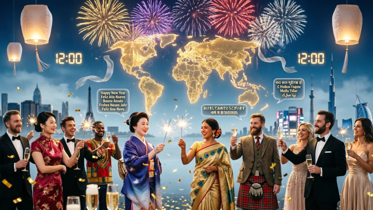 Happy New Year in Different Languages