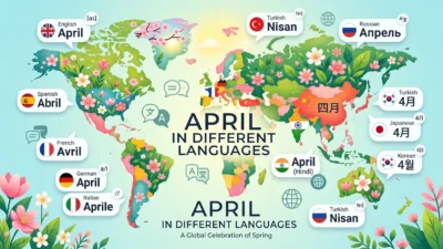 April in Different Languages