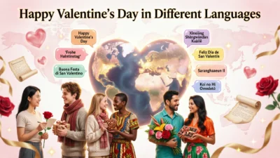 Happy Valentines Day in Different Languages