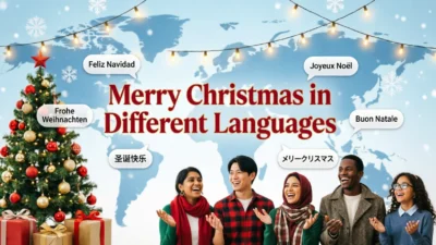 Merry Christmas in Different Languages